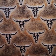 Longhorn Gold Brown Embossed Sides Longhorn Gold Brown Embossed Sides